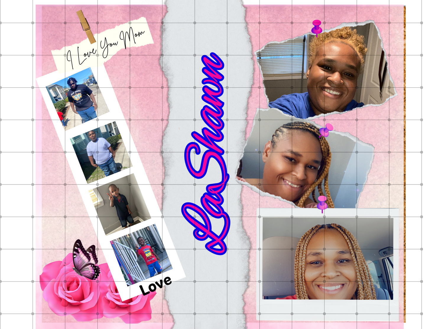 Mother's Day tumbler template