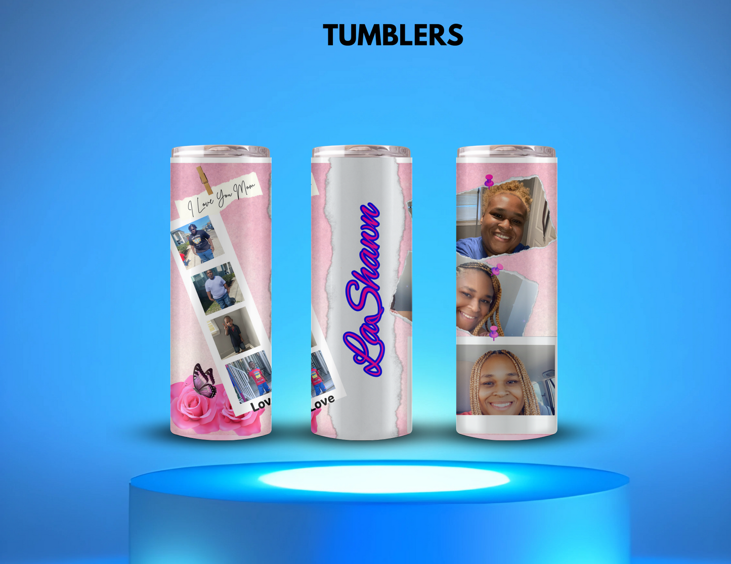 Mother's Day tumbler template