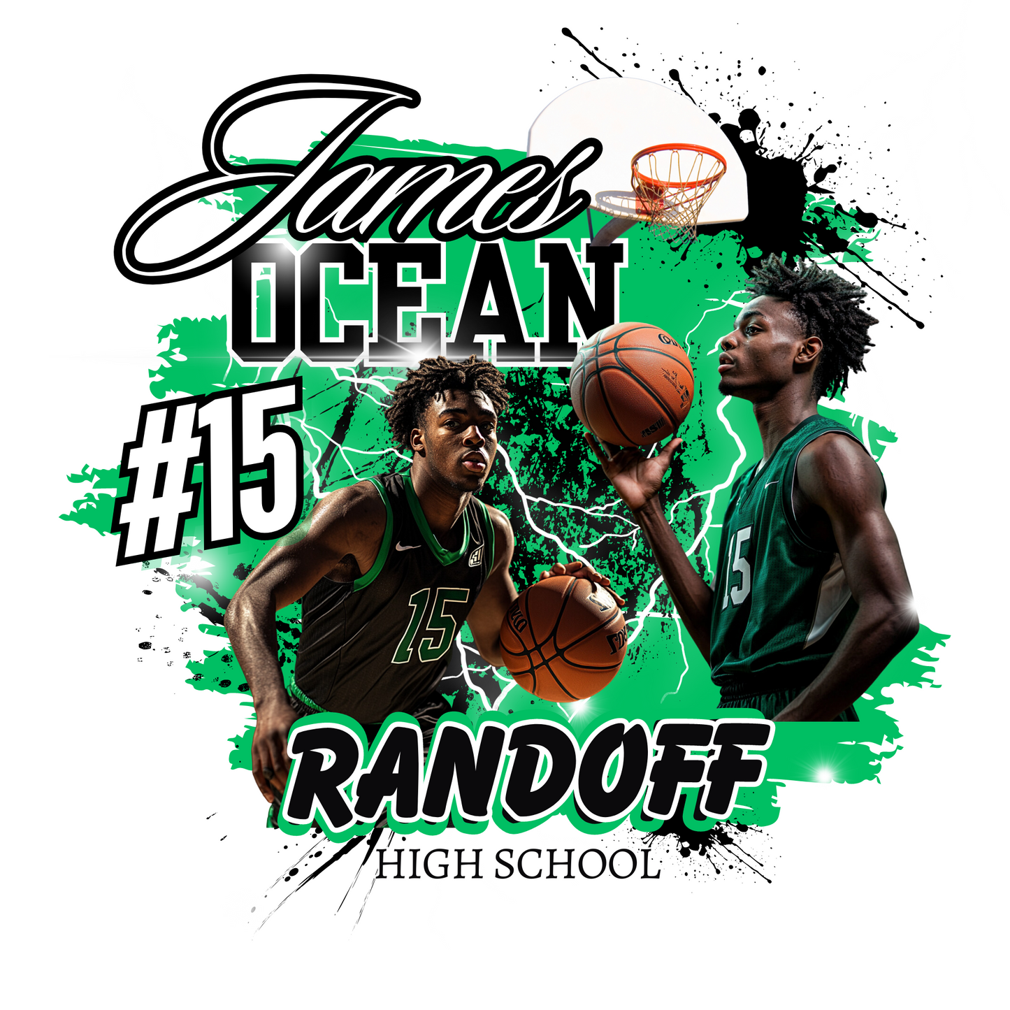 Editable Canva Basketball Designs