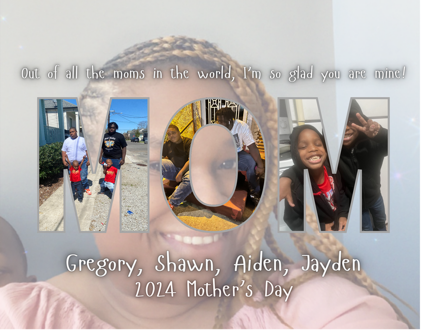 Editable Mom frame